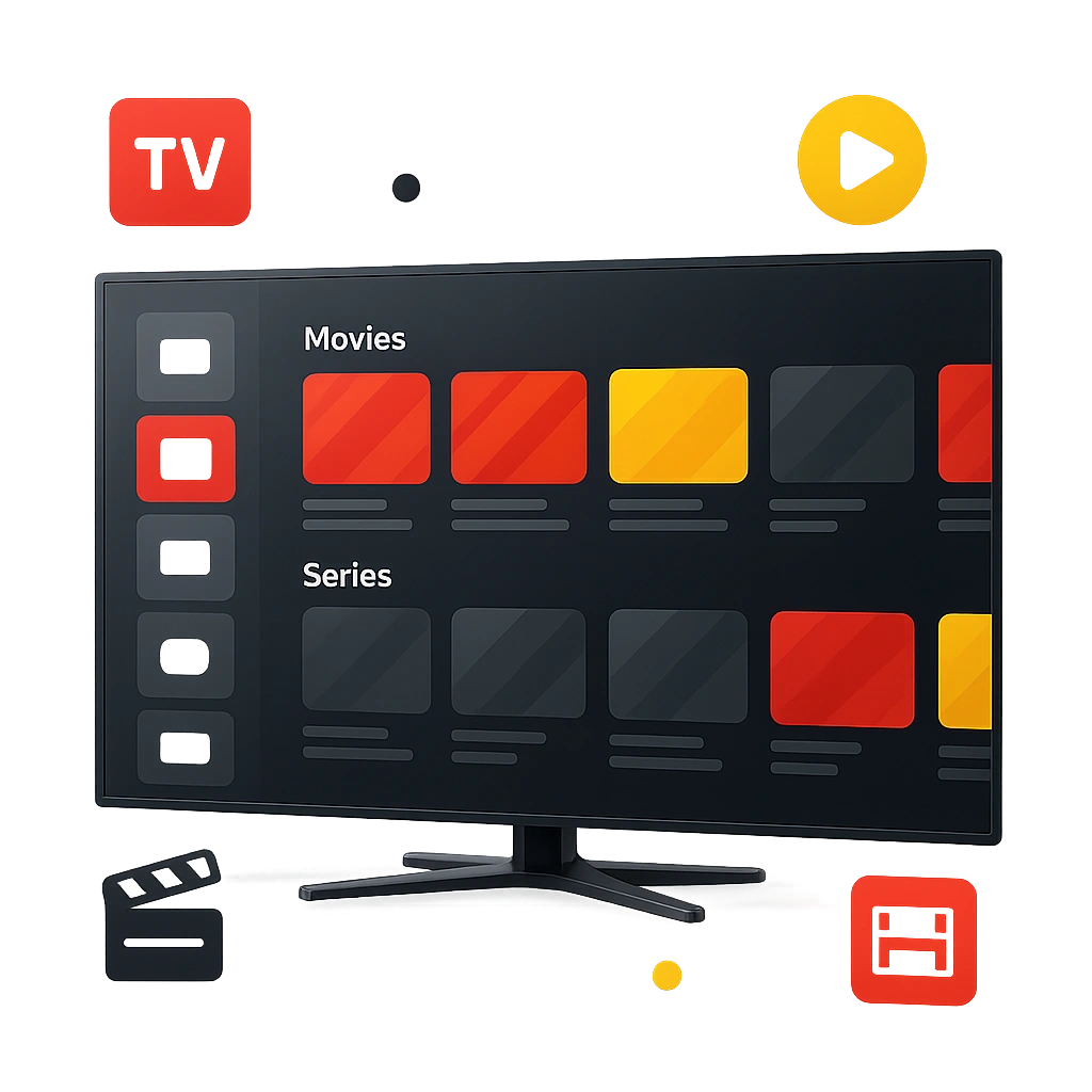 Canales internacionales IPTVFiesta desde EE. UU., España, Reino Unido, Canadá y Asia
